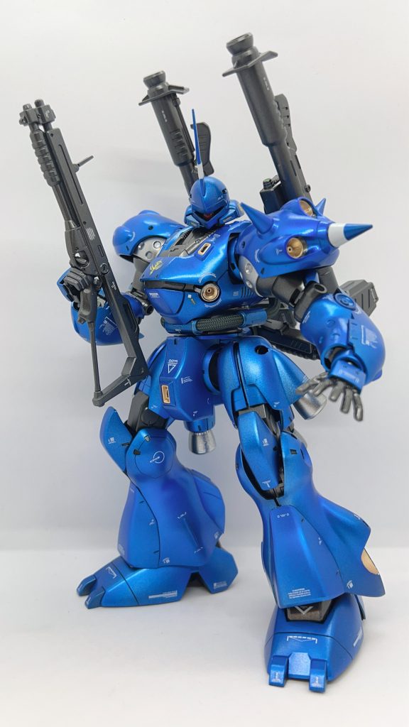 黒サフが完全に見えなくなるまでシルバーをしっかり塗ったのが良かったと思います。