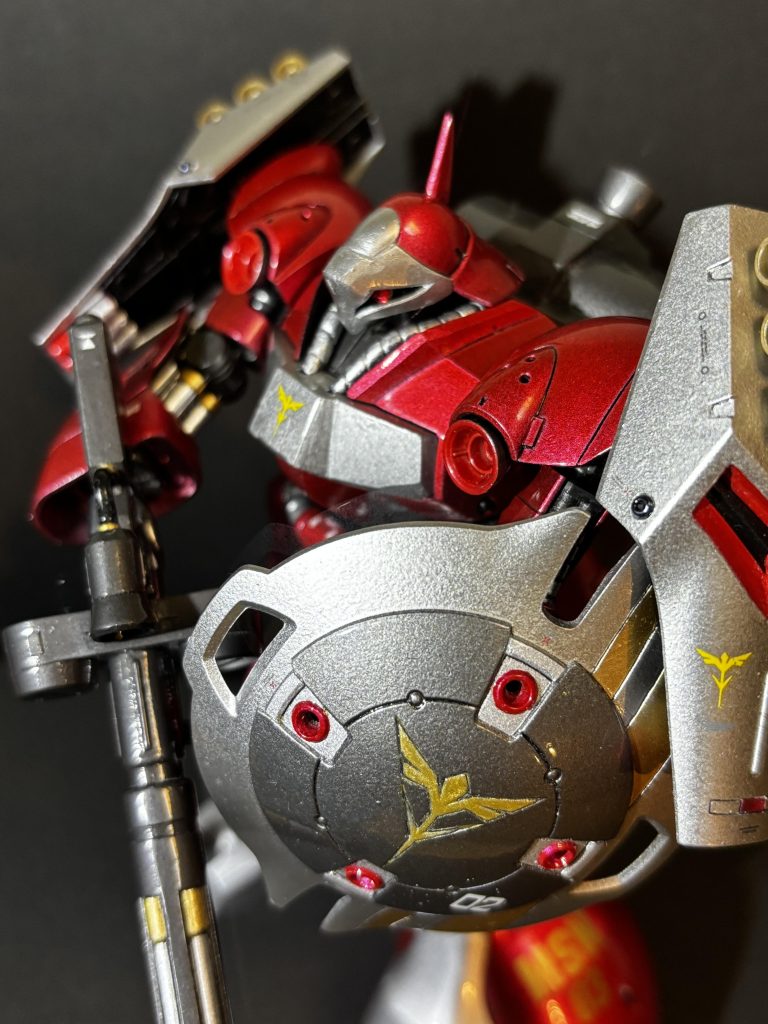 関節やパイプはABSなのでアクリジョン塗装ABS怖い_:(´ཀ`」 ∠):