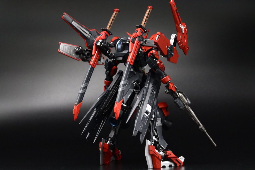 バックショット。塗り分けが多く大変でした。