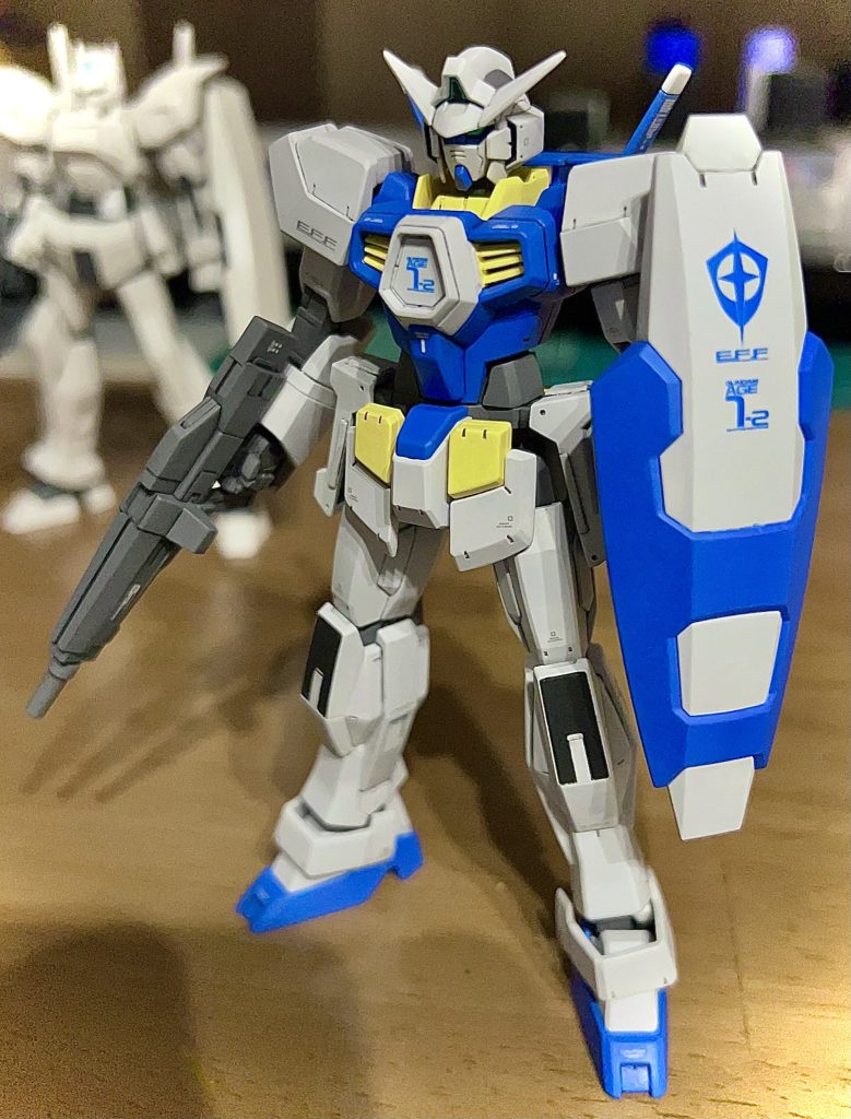 MGを参考にディテール追加頭部合わせ目消し