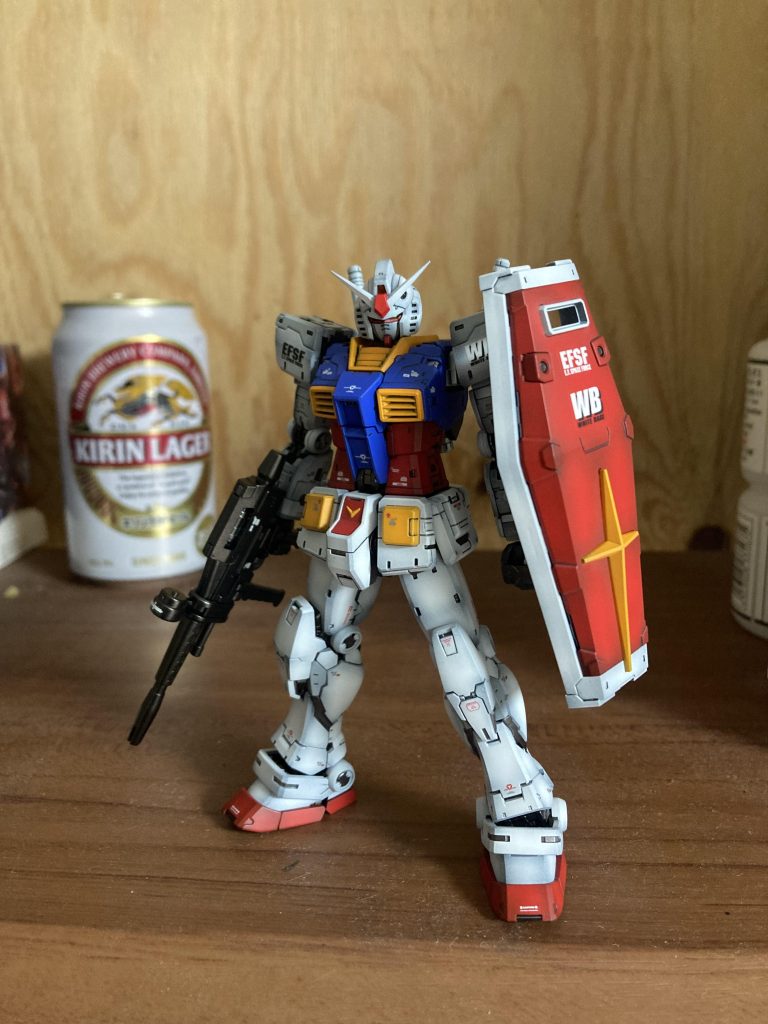 作業部屋での完成記念写真です。