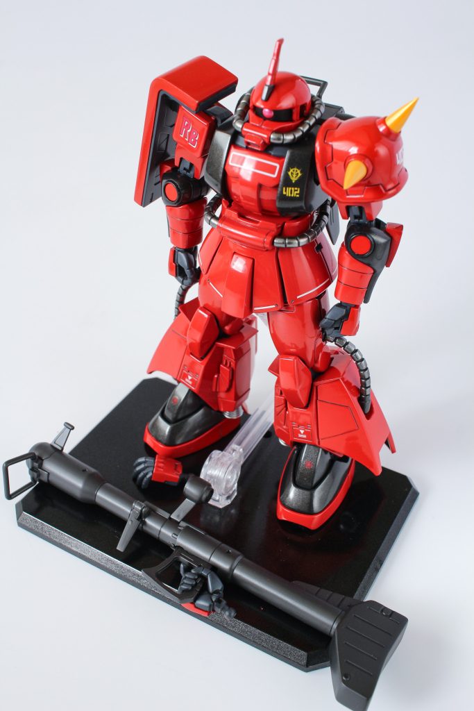 付属品ジャイバズと台座を作成。台座は先日模型屋のコンテストに参加した際に良さを感じたのでこれから継続してやってみようと思いました。