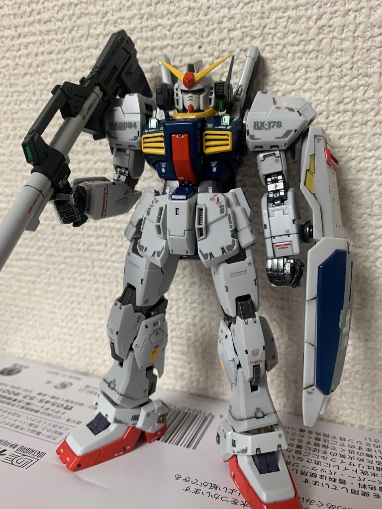 フルショット。正直、デカールが多すぎて途中で挫折しかけました。Mk-IIの武装といえばライフルよりもハイパーバズーカだと思います。