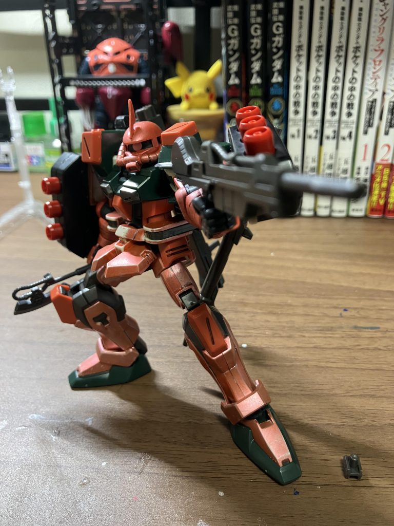 案外百式のライフルが合ってビビったでござる。