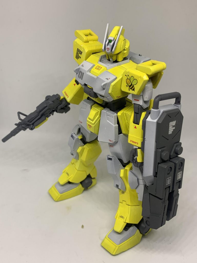 蜂須賀ゆずさんといえばグループ内での腕相撲対決での圧倒的強さからストロングアームと呼ばれているとの事でストロングアーム（システムウェポン）を取り付けてみました。写真はストロングアーム装備①になります。