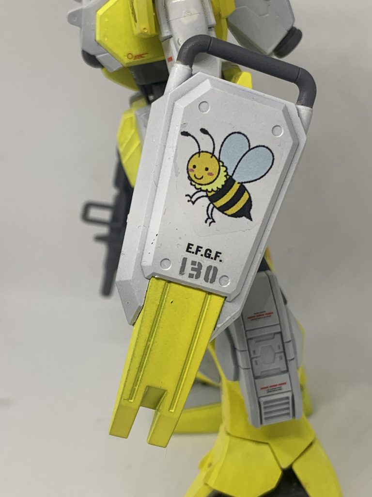 ゆずシールド。（130の番号はゆずたんの誕生日から）相変わらず塗装、デカール貼り等課題が山積です。