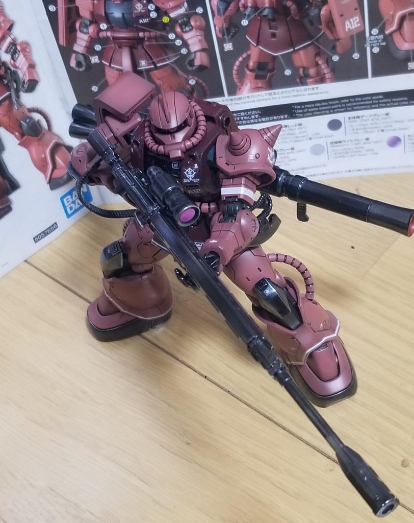HG  Originシャアザク 赤い彗星Ver–2枚目/制作者：nabewobilly