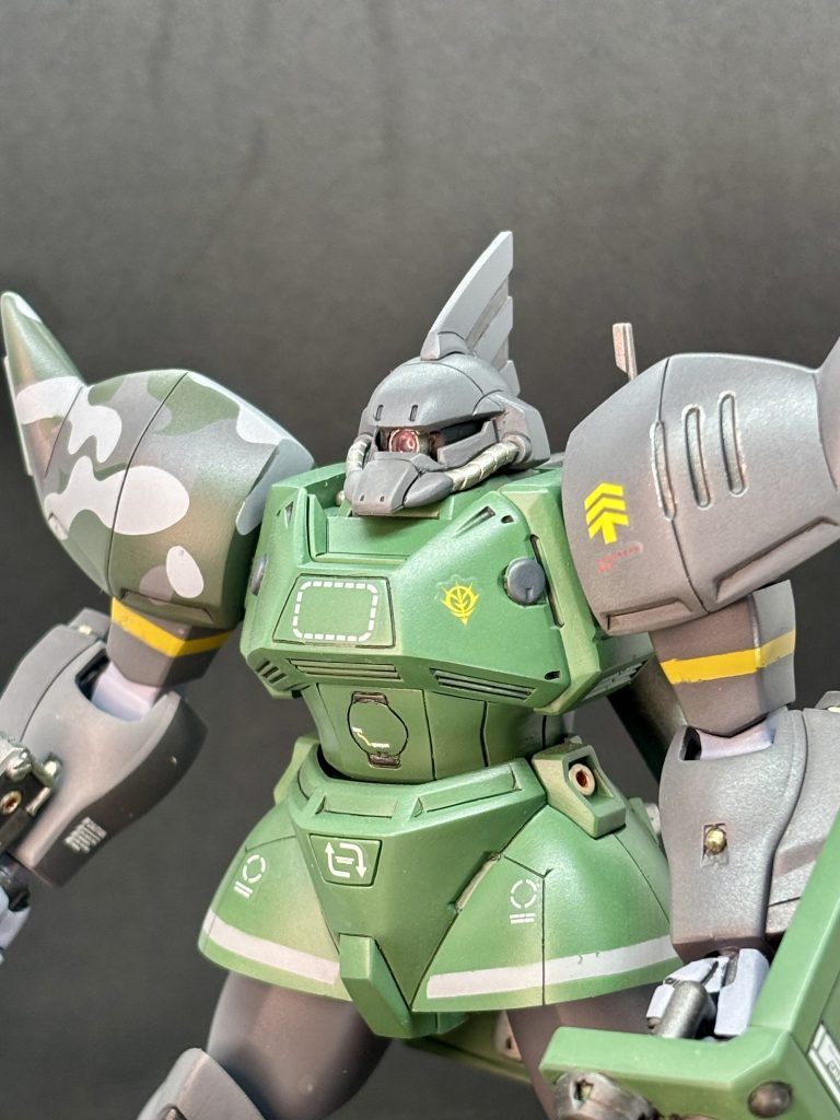 HG ゲルググマリーネ　部分迷彩