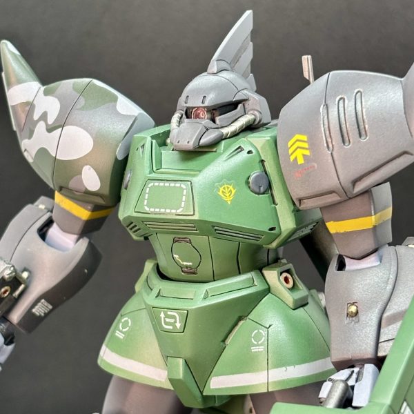 HG ゲルググマリーネ　部分迷彩