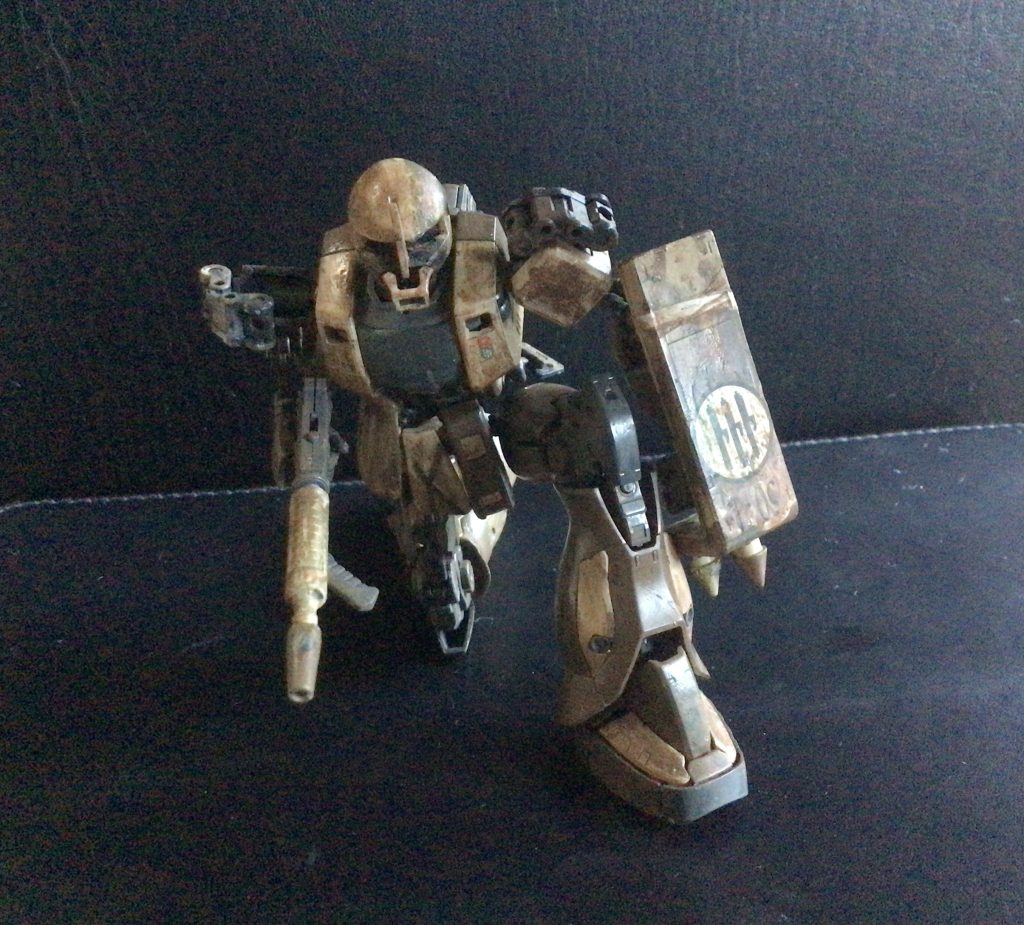 汚し塗装は全て筆です