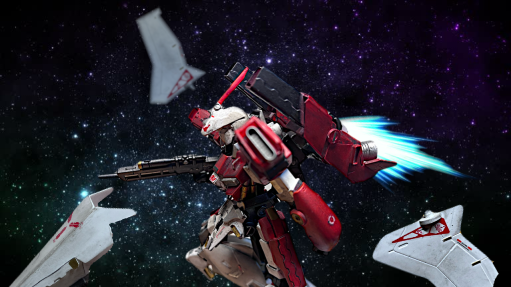 zガンダムは旧式の機体であり、カスタムしてもなお、0094に実践投入するのにはかなりの問題点があるように思えた。しかし、zガンダムのフレームの強度に目をつけ、脚部はデルタガンダム系統のフレームを採用し、胴体のフレームはνガンダムのスペア品を流用。これにより、高機動の状態で長時間の戦闘が可能になった。