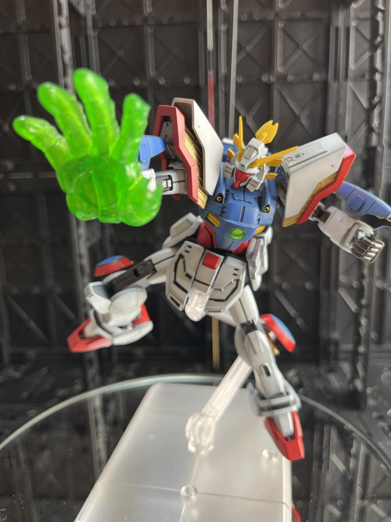 でっかいシャイニングフィンガーエフェクトが付いてます。ただ、ポージングが難しい😓