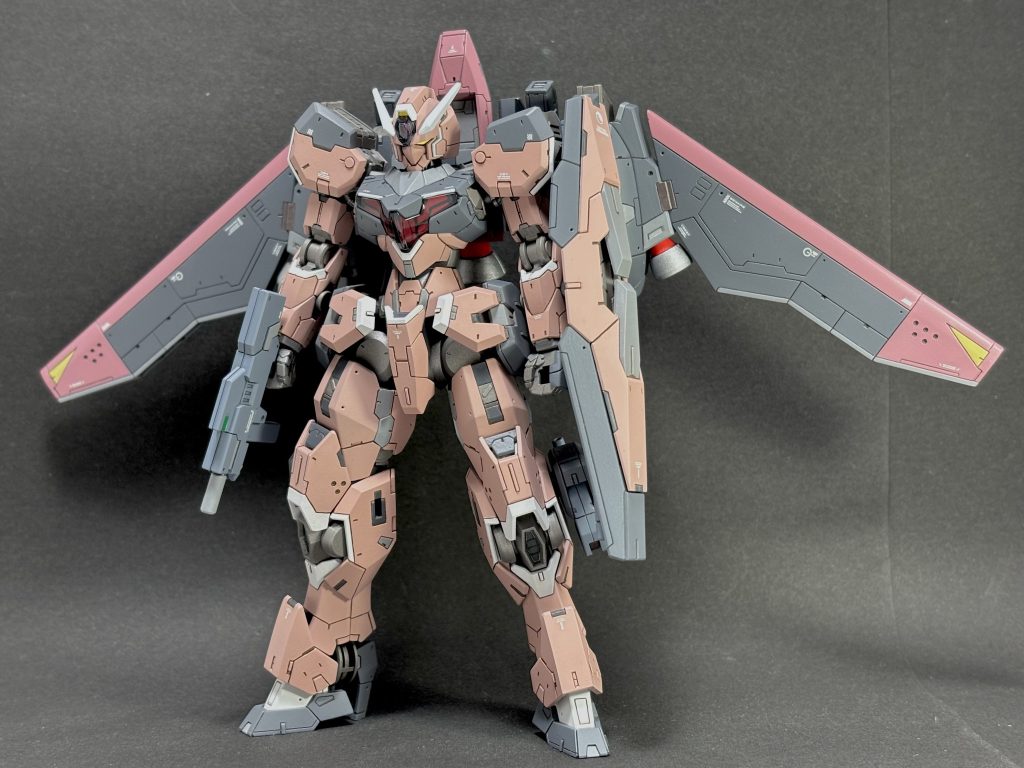 ▲フル装備で　まんまステルス戦闘機を背負ったような見た目になりました　