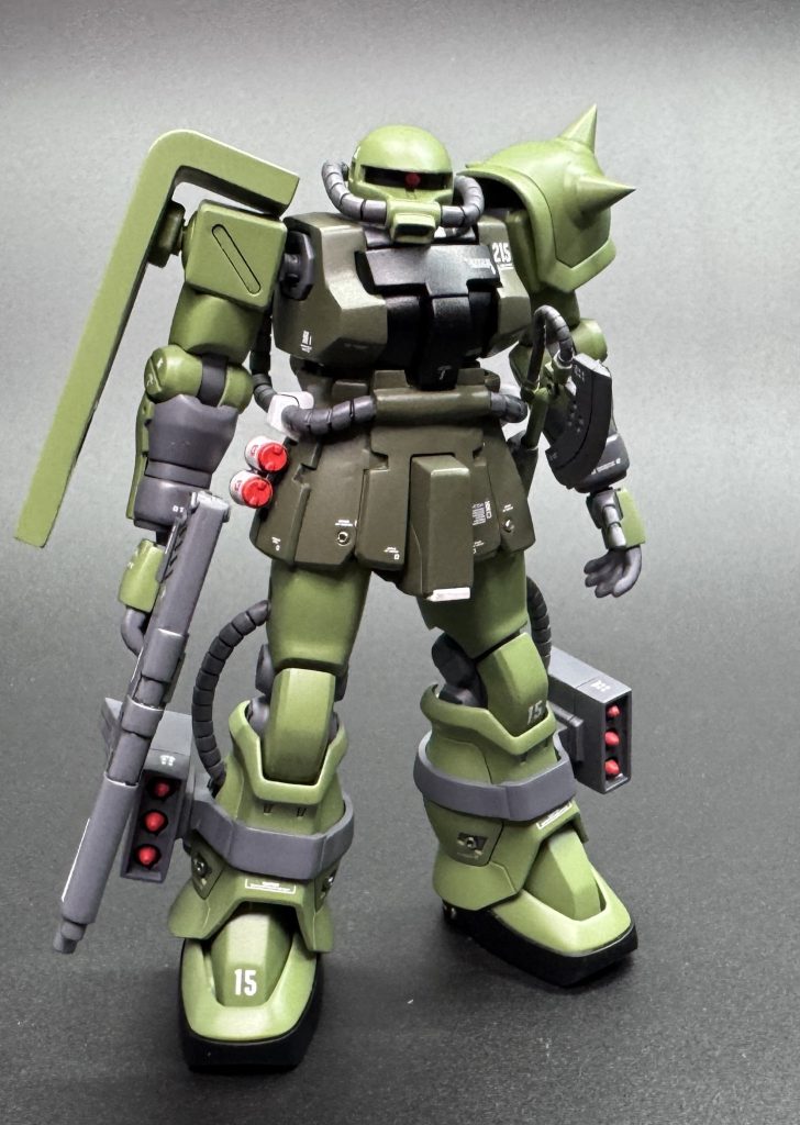 フル装備状態。塗装の剥がれが怖くて何度もやりたくないです。