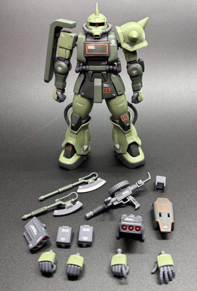 HG 1/144 ザク・デザートタイプ リアルタイプカラー–5枚目/制作者：studyING