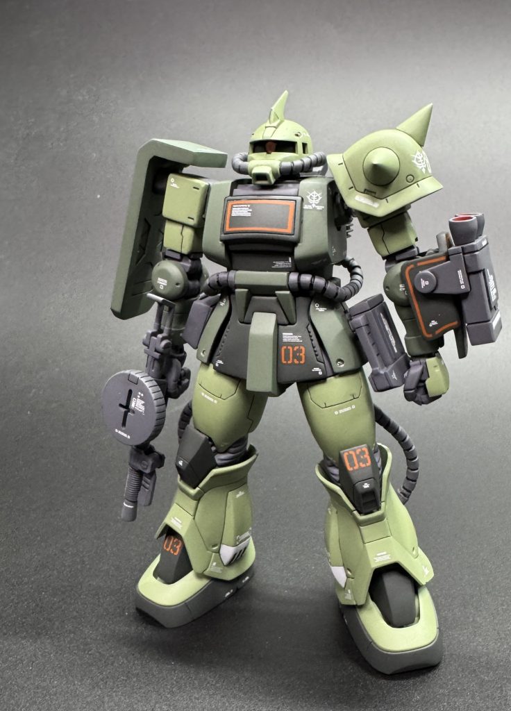 HG 1/144 ザク・デザートタイプ リアルタイプカラー–2枚目/制作者：studyING