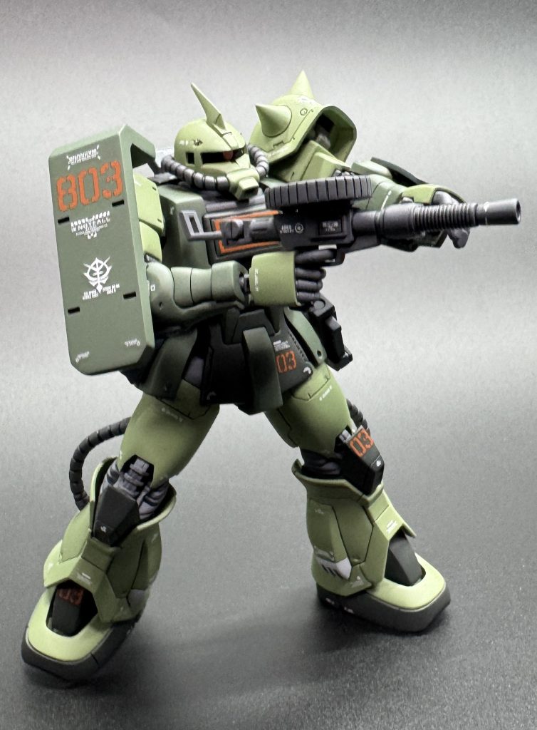 HG 1/144 ザク・デザートタイプ リアルタイプカラー–2枚目/制作者：studyING