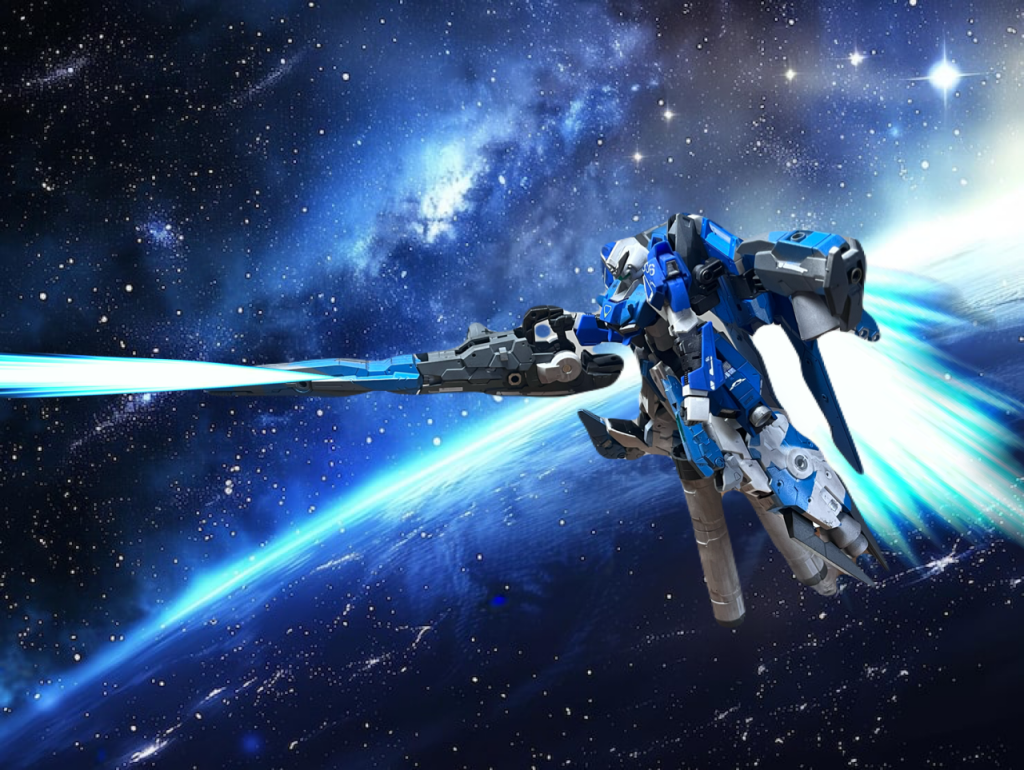 武装の解説にさっそく移ります。武装1Λ-BCX「メガ・ビームキャノン《ゼロ・キャノン》大型で直線的なフォルムの主砲。威力はもともとzガンダムが装備していたハイパーメガランチャーの2.3倍で、重量はほぼ同じになった。