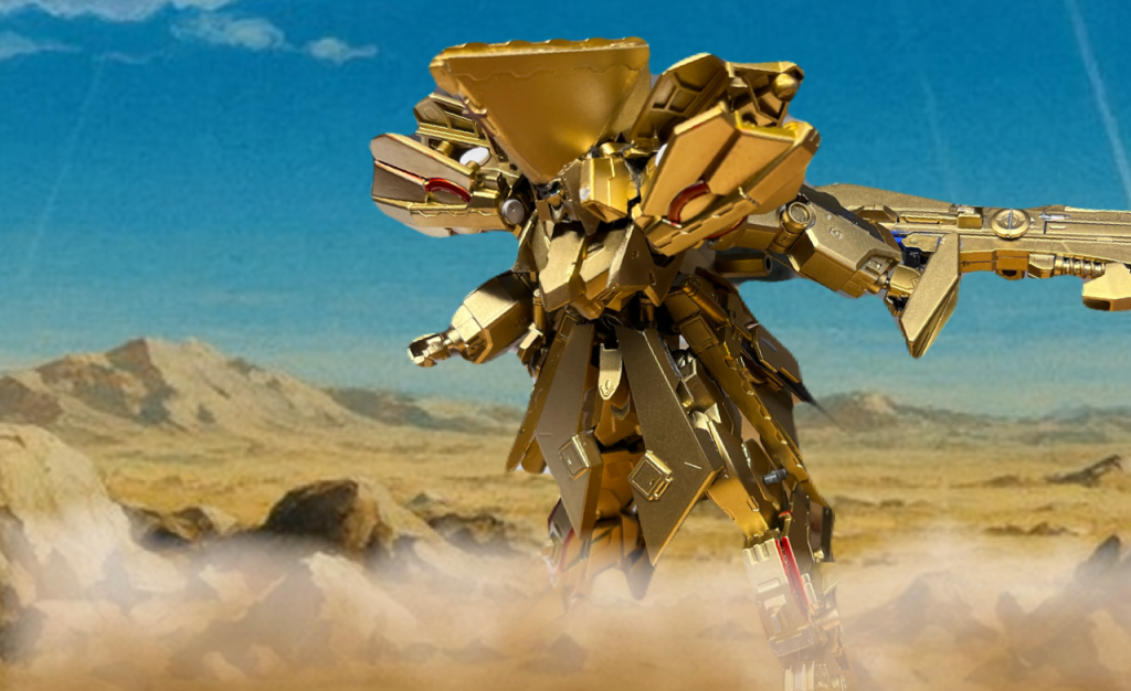 バスター・ランチャー装甲の技術が発展したため、ビーム兵装の必要性が薄くなった世界でも、十分に通用するほどの威力を持つ。