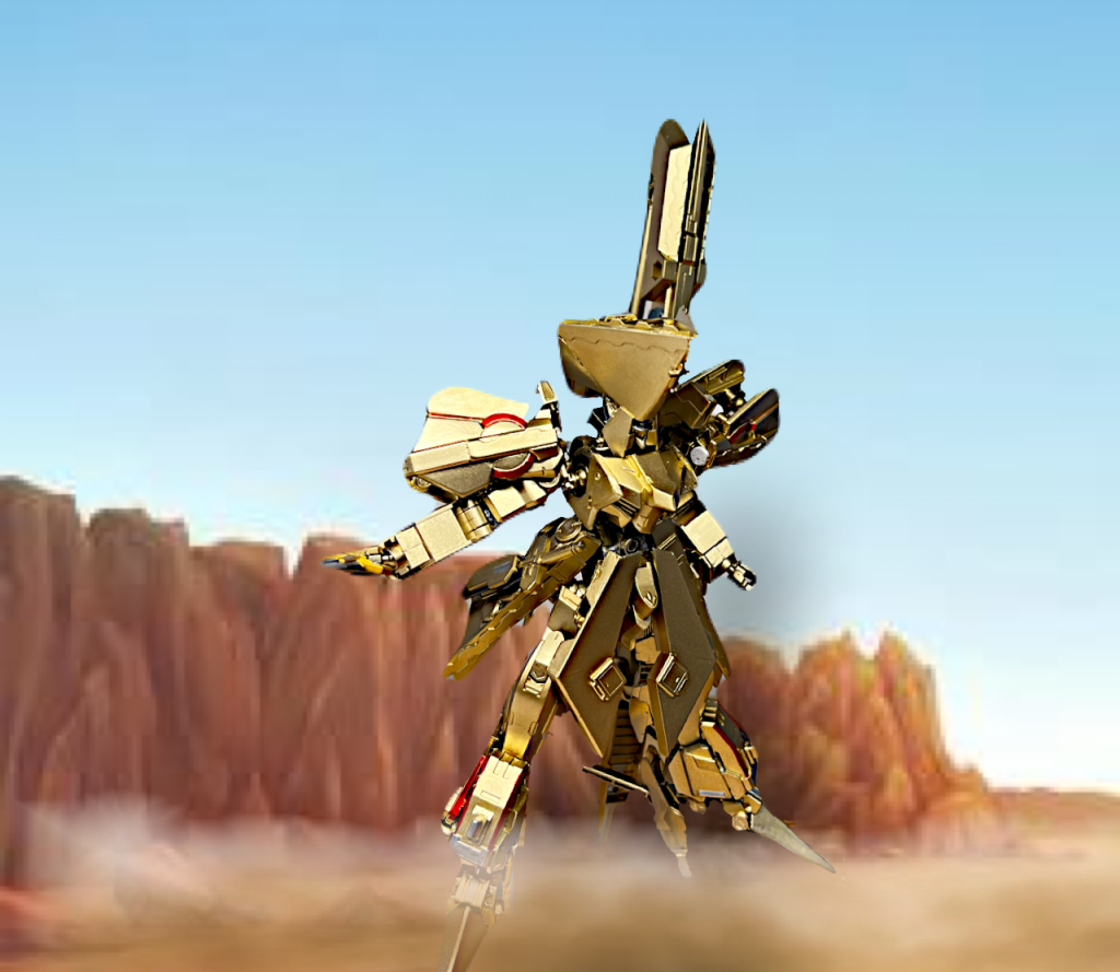 バエル・ソード作中に登場したバエルソードと同じものを採用。マウント位置が背面から側面のスカートに。