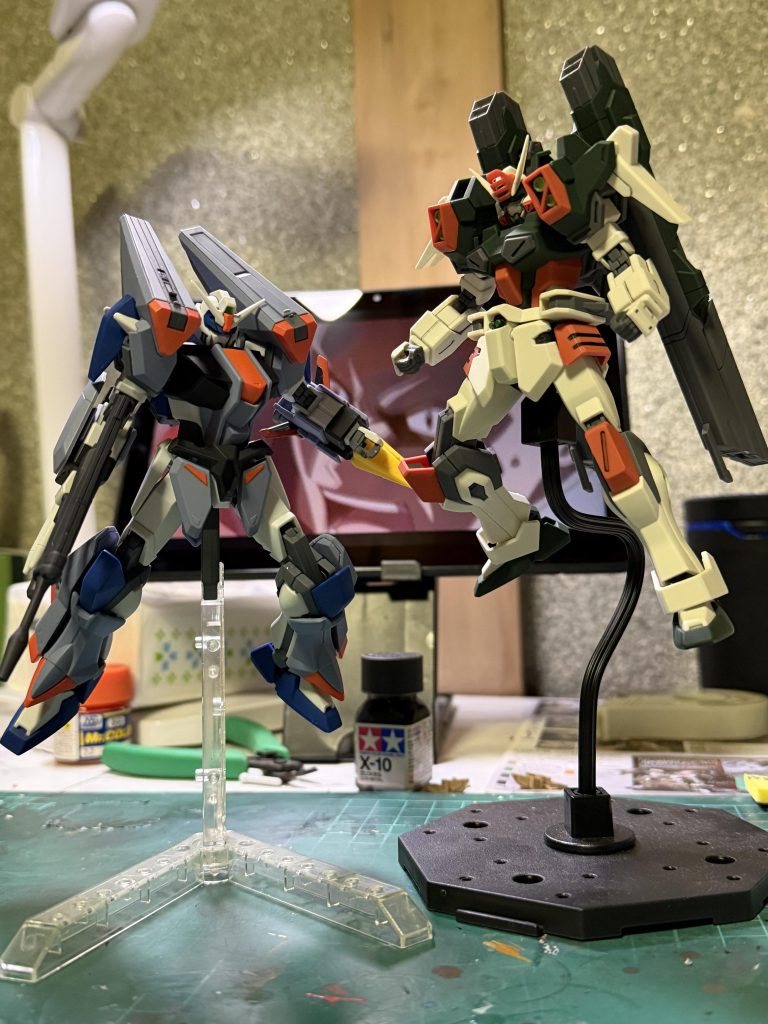 この2体を並べて飾りたくて作りました。