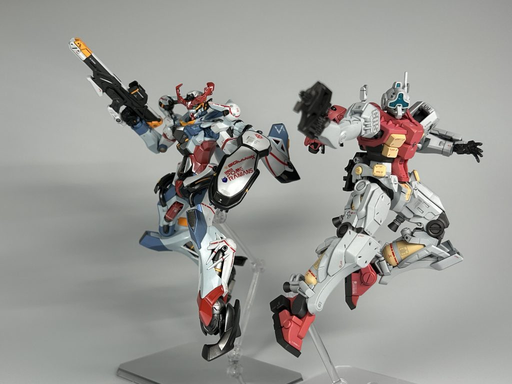 GQuuuuuuxと比べると少し大きいのねGQuuuuuuxの方は半光沢仕上げにしていたんですが今回はつや消し(つや消し+半光沢Mix)より仕上げ