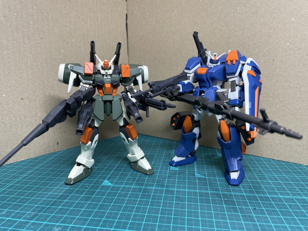 バスターバーディングと並んで。