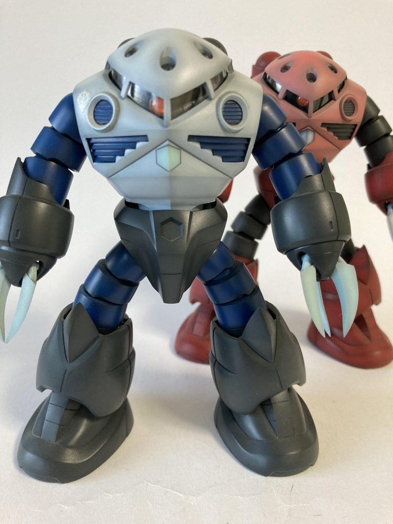 ジオン水泳部中、最高峰クラスの完成度を誇る本機ですが、中盤からはしっかりヤラレ役になりました