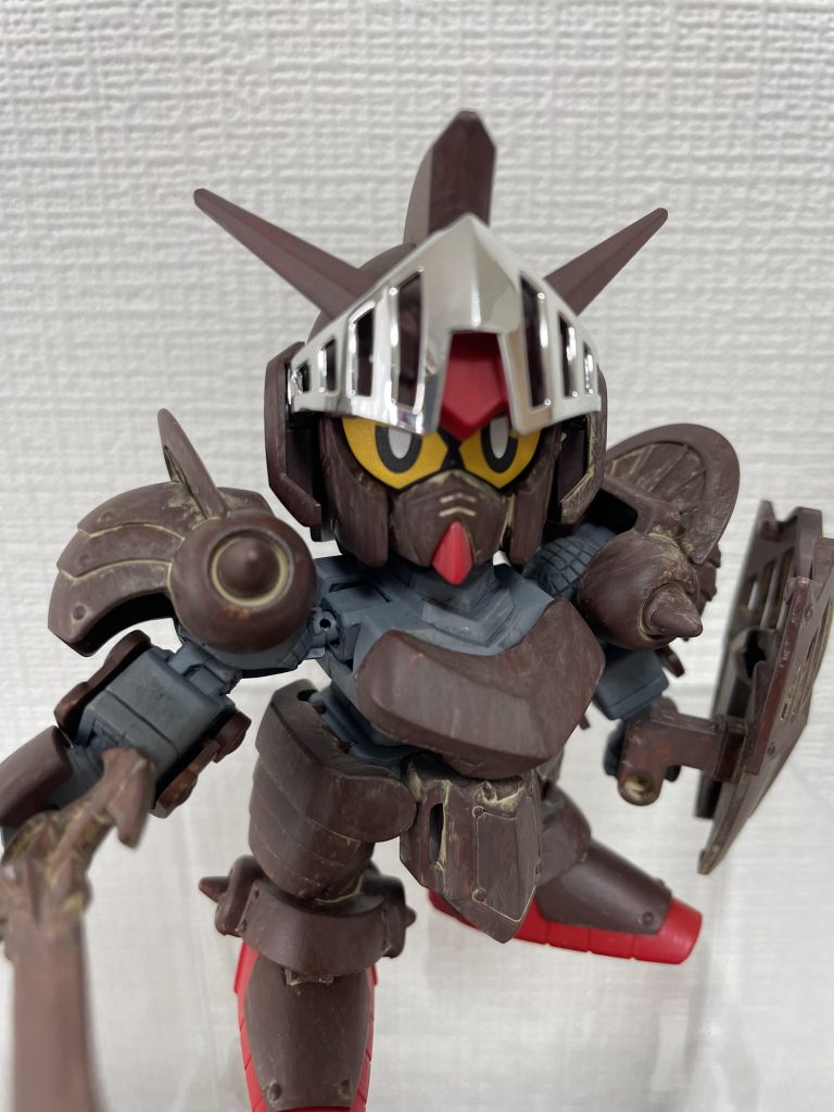 タミヤのアクリル塗料ミニで筆塗りからの、水性プレミアムトップコート(つや消し)。