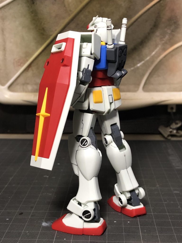 墨入れと艶消しのみですがお手軽に格好良いです