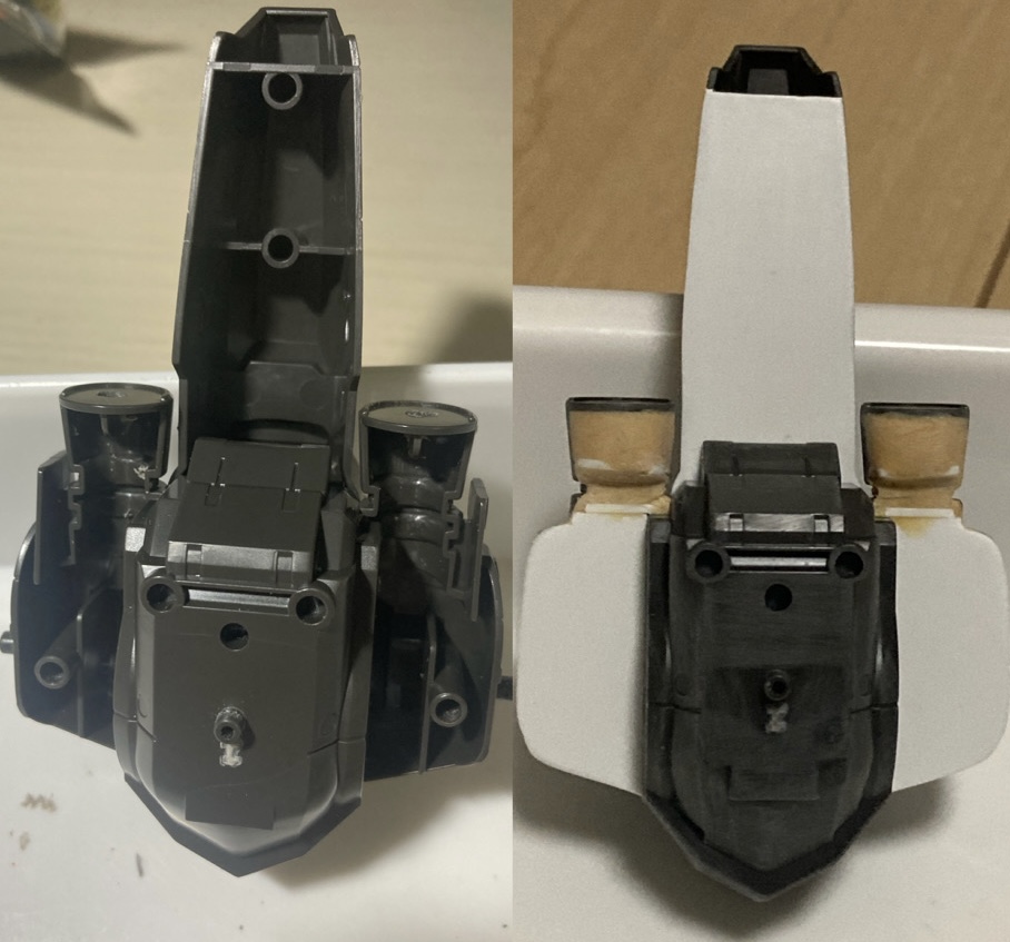 バックパック(イサリビ)の改修が大変だった。。。肉抜き穴ってレベルじゃない