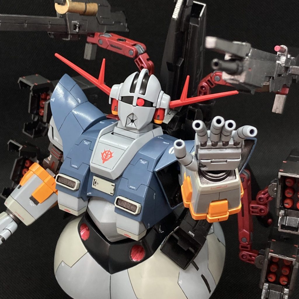 MS IN ACTION ジオング 海外版 ダメージ加工 バンダイモビルスーツイン