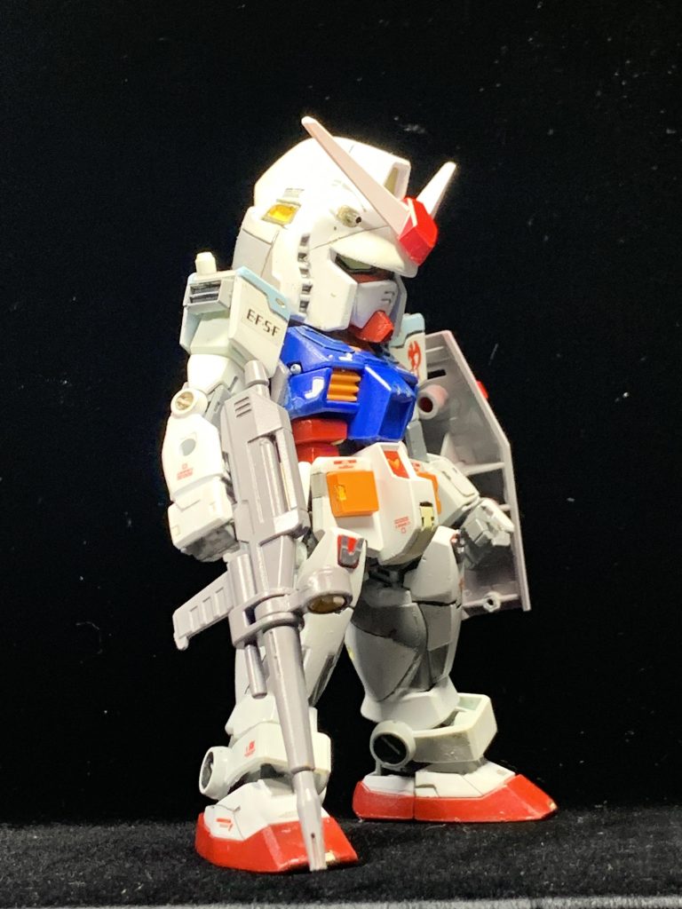 ガンダム大地に立つ。