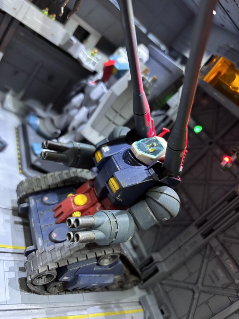 ガンタンクは少し場所をとりました😅💦