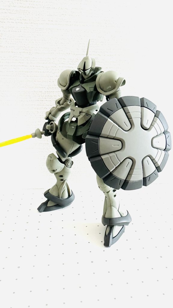 機体色:灰緑色、MSディープグリーン、佐世保海軍工廠グレイシールド:明灰白色ウェザリングで仕上げ