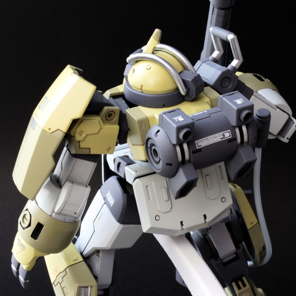 バックパックの塗分けがお気に入り。