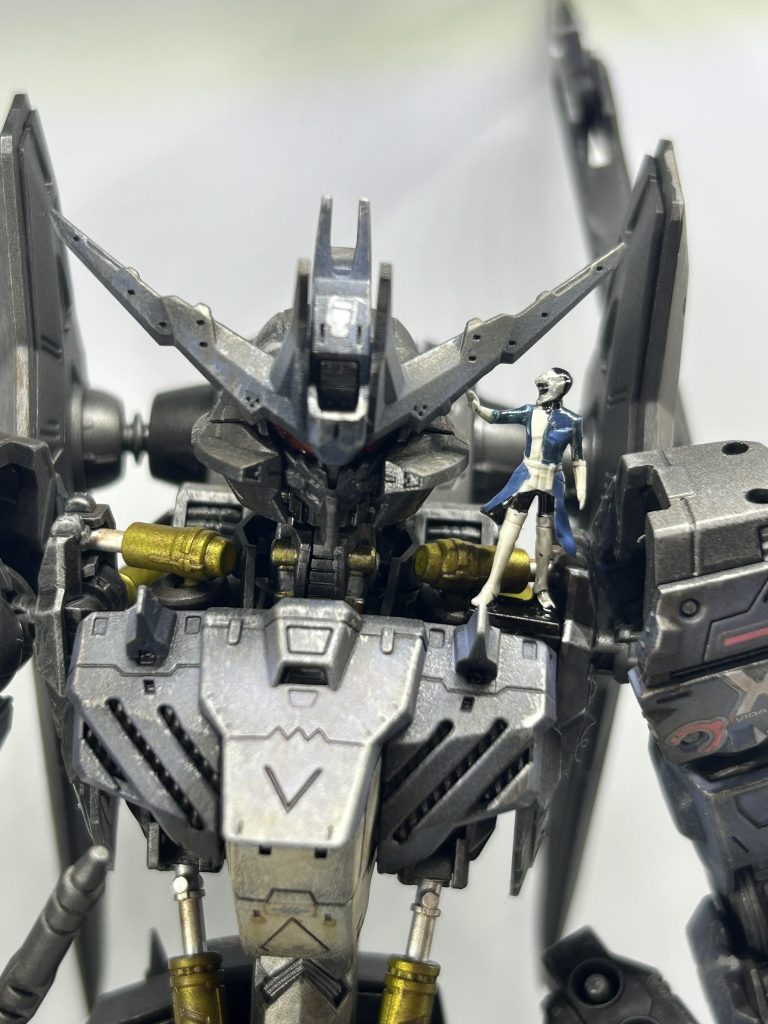 最後に「ヴィダール」と「ヴィダール」を、、(gandam-hand2)今回ウェザリング本格的にやってみましたが楽しいですね笑どれくらいの塩梅で辞めればいいか難しいですね ここまでご覧いただきありがとうございました!