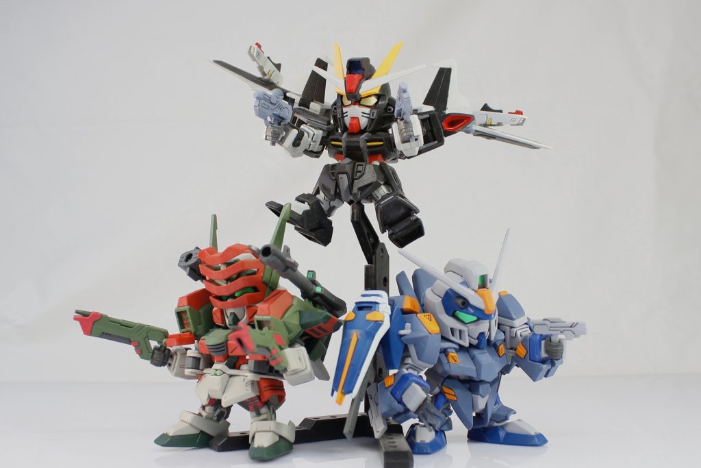 SDガンダム ストライクノワール　ヴェルデバスター　ブルデュエル