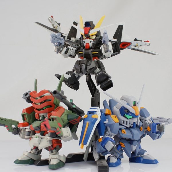 SDガンダム ストライクノワール　ヴェルデバスター　ブルデュエル