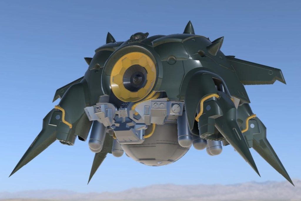 3Dモデリングした画像です。肝の部分なので2ヶ月以上かかりました。モデリングが難しい曲面が多い💦