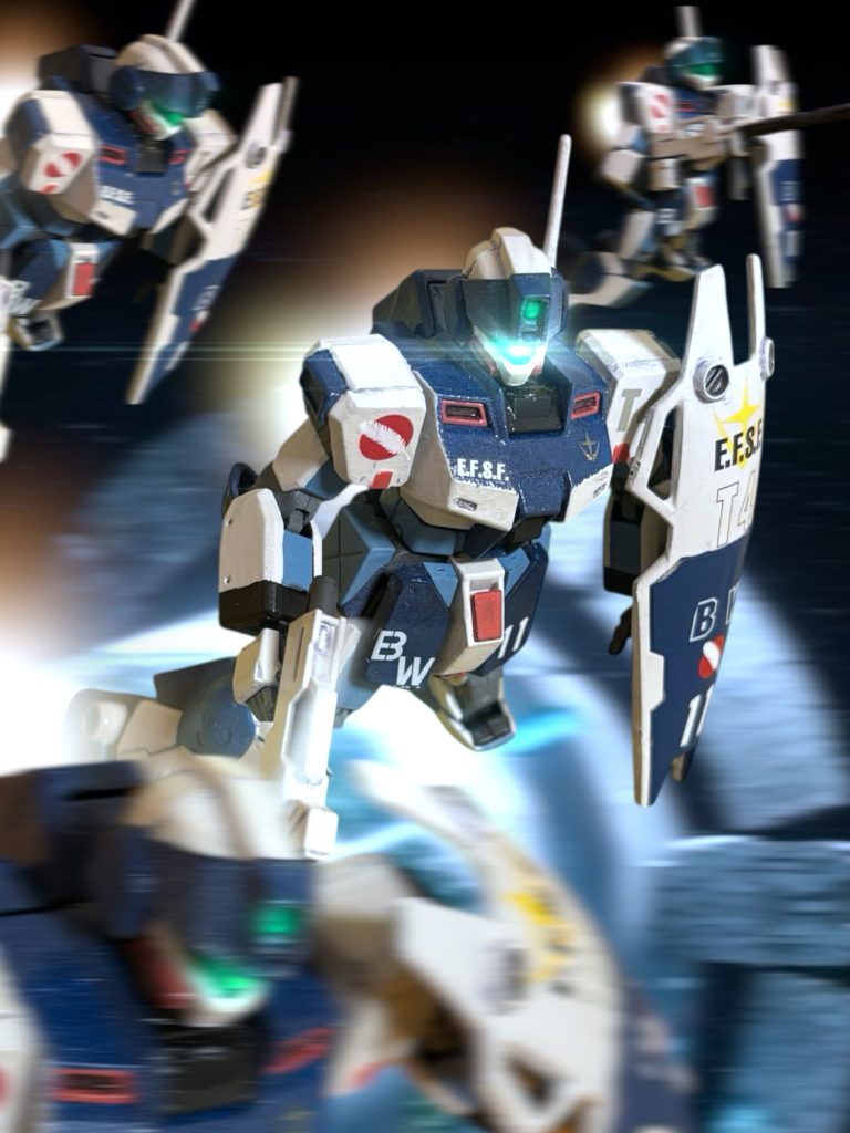 　ティターンズに反乱を起こしたEFMP第２部隊と、それに呼応したキョウ・ミヤギへの対応を命じられた。久々に、武装して飛ぶ。ミヤギが離反した今、