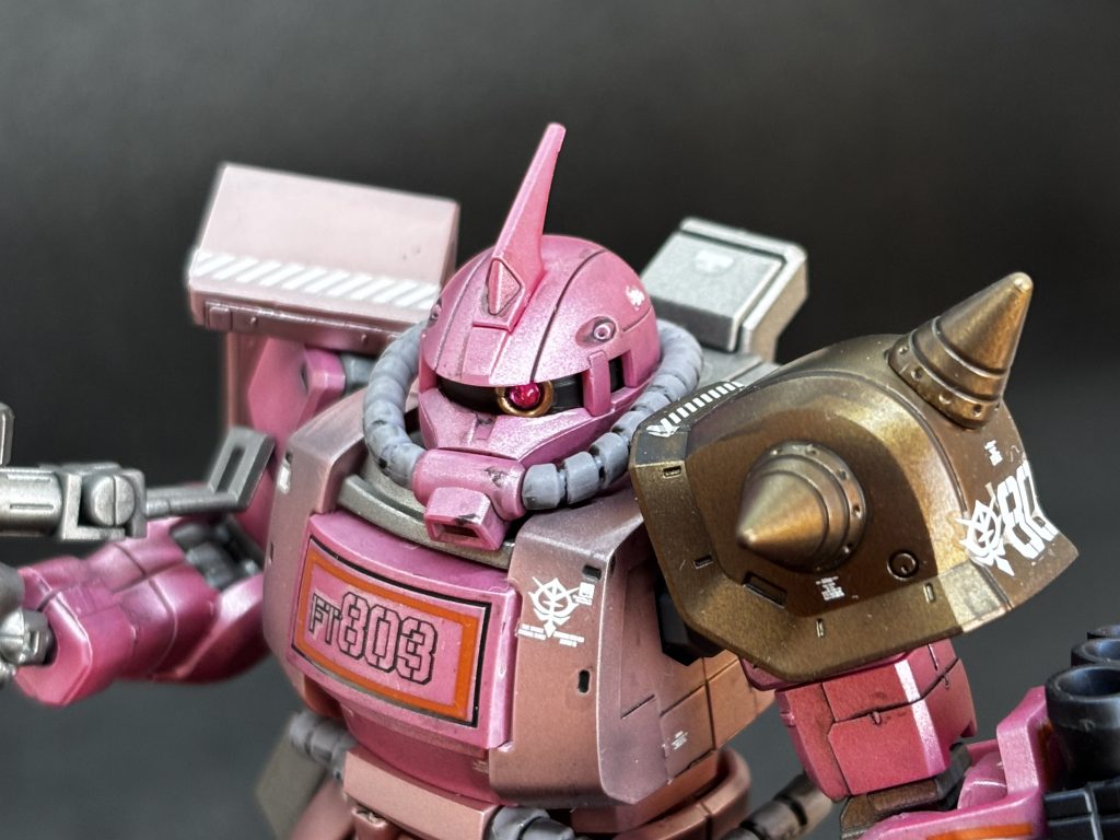 プレバン限定ザク・デザートピンクパンサー隊