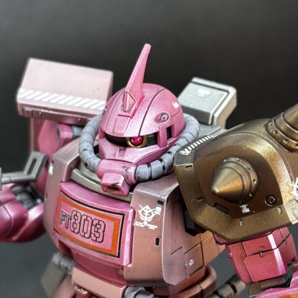 プレバン限定ザク・デザートピンクパンサー隊