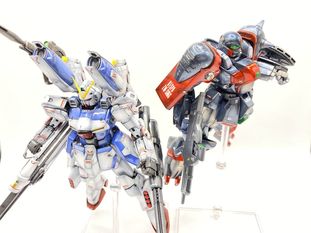 ＭＧ制作してからのＨＧだったのでやっぱりＨＧは制作しやすくて最高っす！！１ケ月位で完成が自分の中ではベストです＾＾