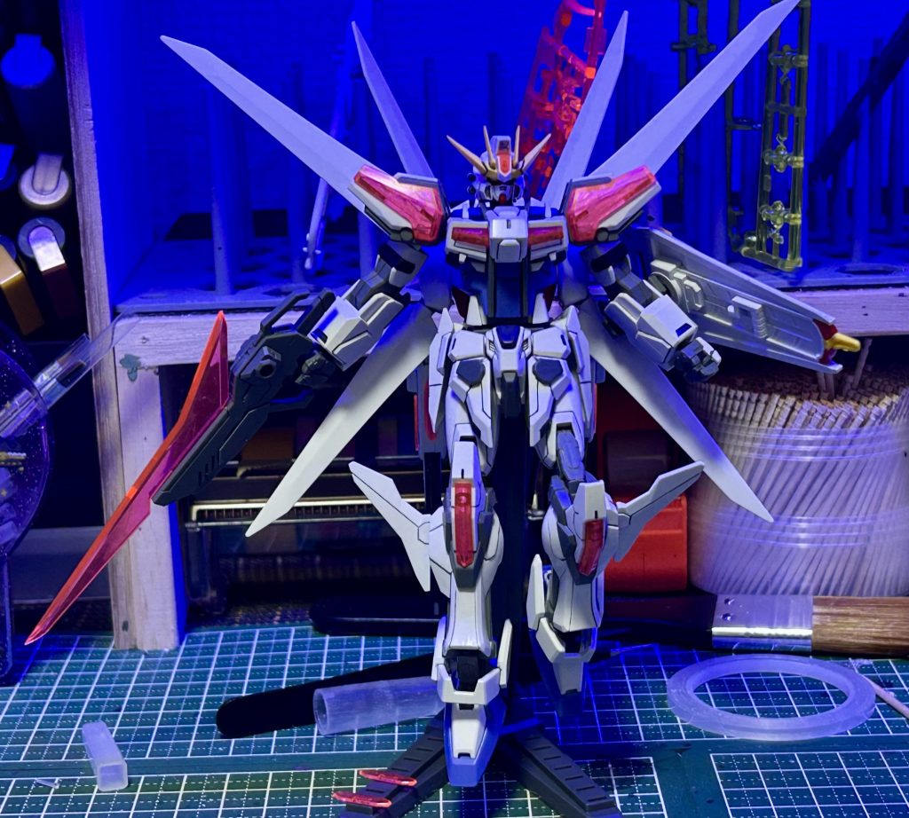 そしてなんと今回はギャラクシーブースターとユニバースブースターもナイスタイミングで再販されてたから、劇中再現しちゃいました(ง˙∇˙)วこの降臨ポージング惚れ惚れしちゃう‥