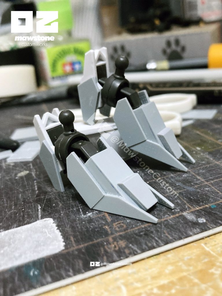 つま先は鳥をイメージしてフルスクラッチしました。