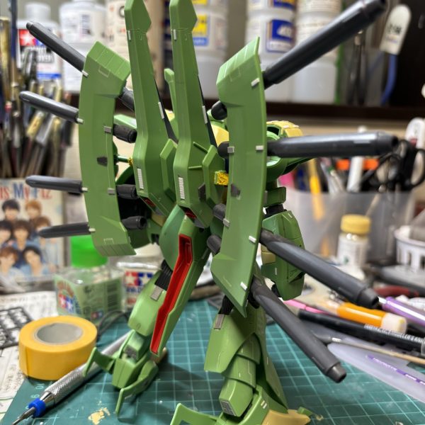 HGUCパラスアテナを制作中です。基本工作がほぼほぼ終了し、表面処理前に投稿させていただきました。（6枚目）