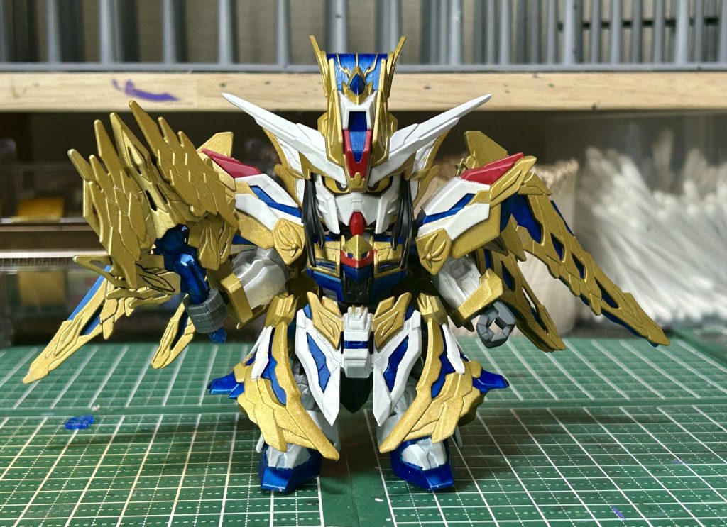 初の筆塗り全塗装！With 諸葛亮フリーダムガンダム