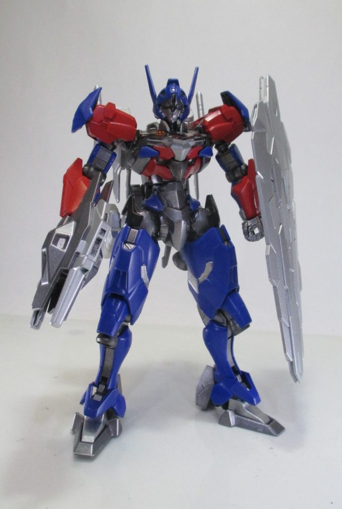 レシーバーガンとシールドを装備