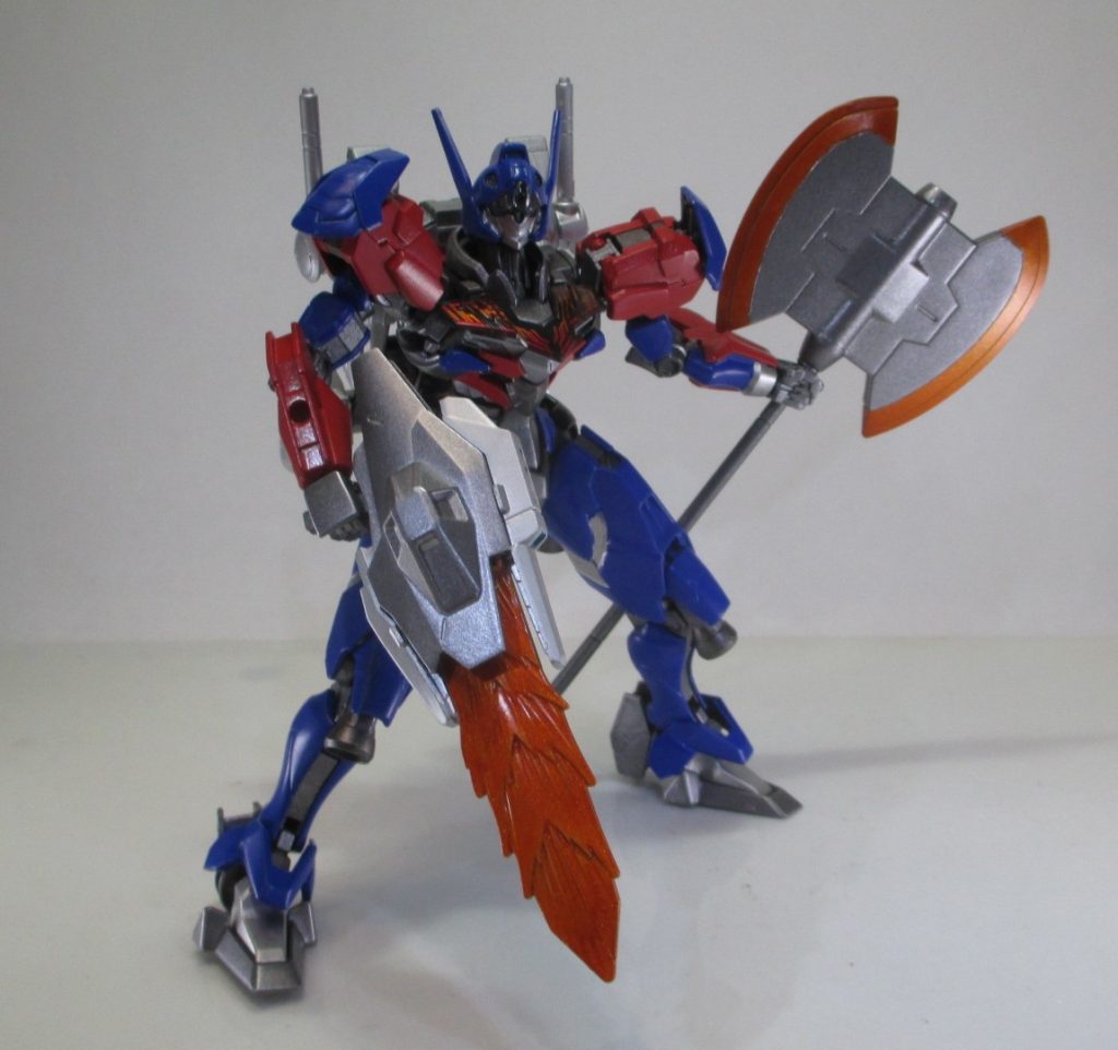 ヒートアックスを装備、アックスは以前制作したディランザから流用しています